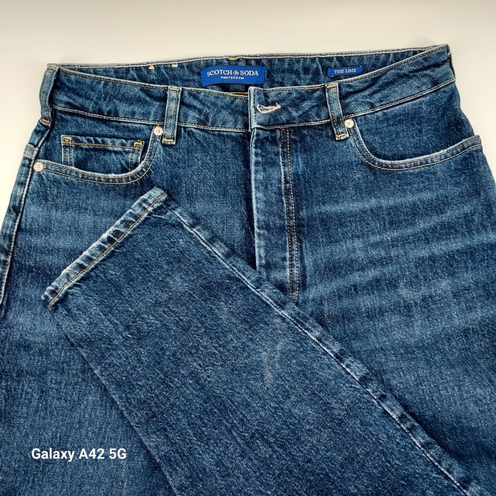 SCOTCH SODA The Line Womens‎ Blue Denim Button Fly Jeans Size 31 x32